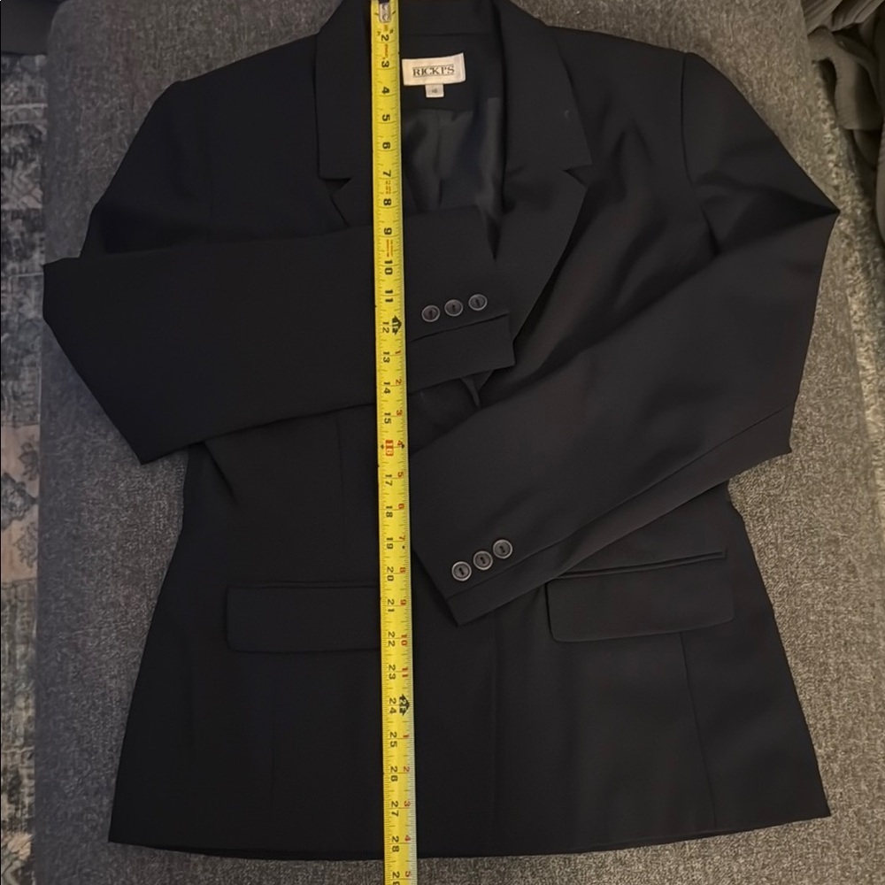 Ricki’s Classic Navy lined Women's Blazer - Picture 5 of 11